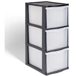 Gifi Rangement|Tour 3 tiroirs 26,8xH63x37cm