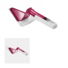 Best Gifi Tranche pelle à tarte Metaltex avec poussoir blanc et rouge