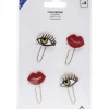 Gifi Beauté^Trombone couleur zinc x4