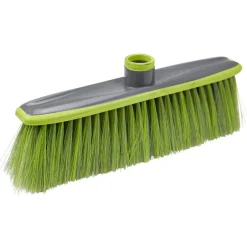 Gifi Nettoyage Et Entretien|Tête de balai d'intérieur droit en plastique contour antichoc vert et gris