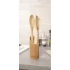 Outlet Gifi 3 ustensiles de cuisine et support bois