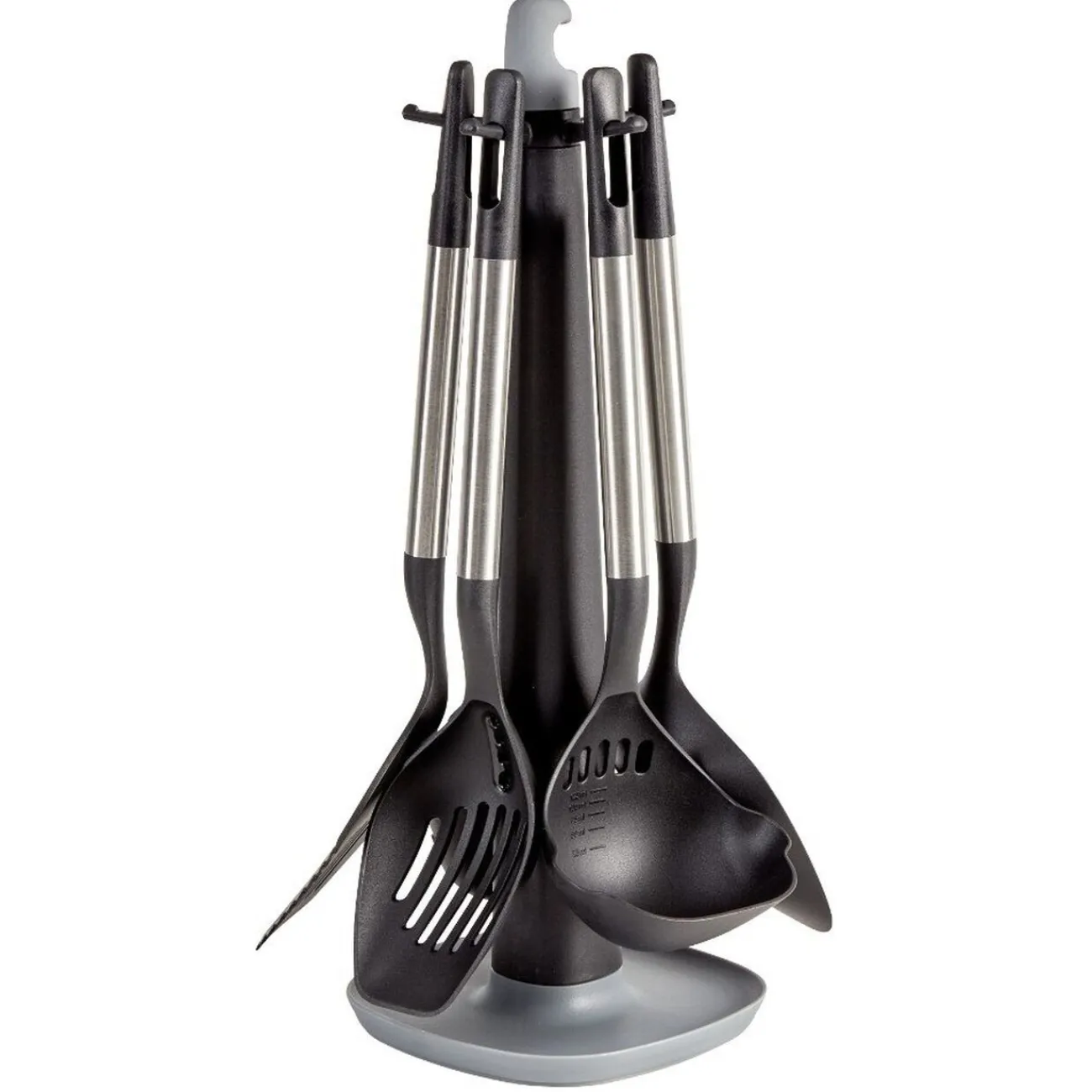 Online Gifi Ustensiles de cuisine x5 avec support noi et gris