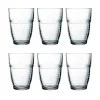 Outlet Gifi Verre bas transparent 26 cl x6