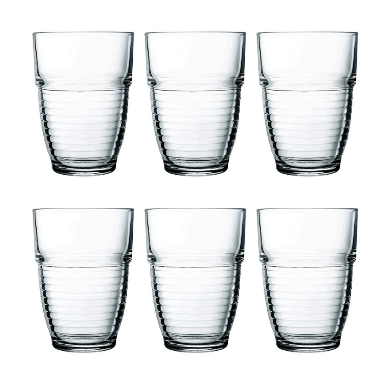 Outlet Gifi Verre bas transparent 26 cl x6