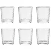 Best Gifi Verre bas transparent martelé 28cl x6