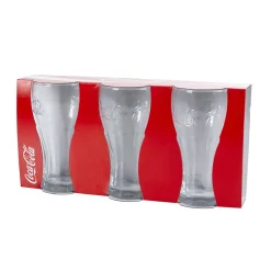 Sale Gifi Verre Coca-Cola transparent x3