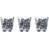 Outlet Gifi Verre conique bas motif feuillage 25,5 cl x3