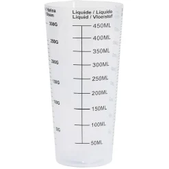 Discount Gifi Verre doseur en plastique blanc
