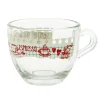 Best Gifi Verre à expresso 7,5 cl transparent motif bloc note petit déjeuner