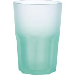 Sale Gifi Verre haut effet givré vert fluo 40 cl - Frozen