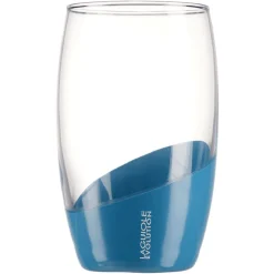 Outlet Gifi Verre Laguiole Evolution grand modèle transparent et bleu 36,5 cl