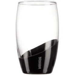 Outlet Gifi Verre Laguiole Evolution grand modèle transparent et noir 36,5 cl