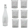 Clearance Gifi 6 verres et 1 bouteille 1 L