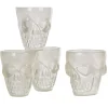 Outlet Gifi Verre à shooter tête de mort phosphorescent x4