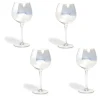 Best Gifi Verre à vin irisé x4