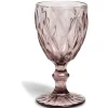 Sale Gifi Verre à vin violet relief
