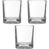 Sale Gifi Verre à whisky fond martelé x3