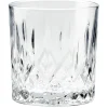 Outlet Gifi Verre à whisky transparent ciselé 33 cl x4