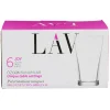 Best Gifi Verrine LAV en verre transparent 14 cl x6