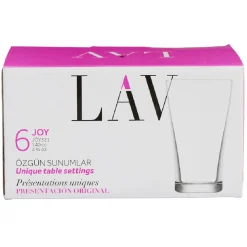 Best Gifi Verrine LAV en verre transparent 14 cl x6