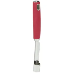 New Gifi Vide pomme inox avec manche en polypropylène rouge
