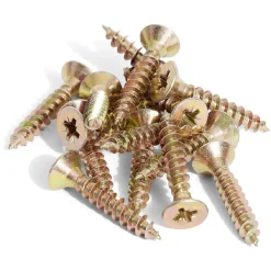 Gifi Quincaillerie^15 vis agglo tête fraisée acier bichromaté - 5x30 mm