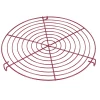 Online Gifi Volette à gâteau ronde en métal rose