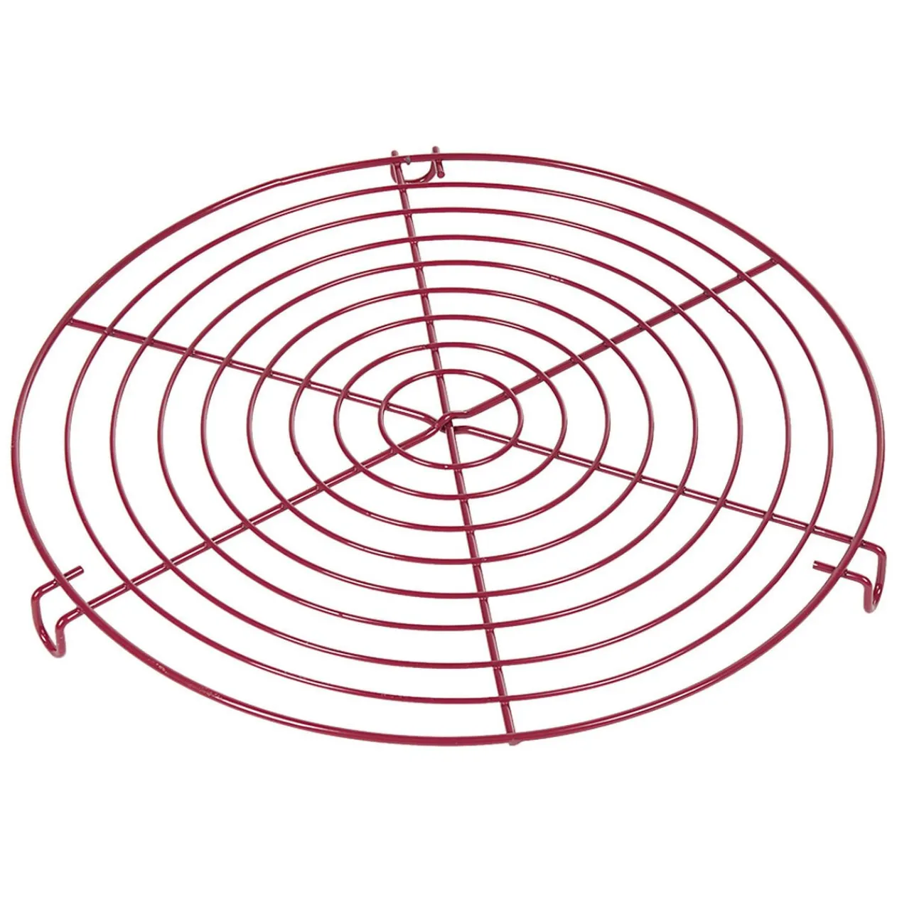 Online Gifi Volette à gâteau ronde en métal rose